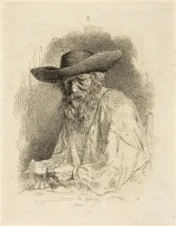 Öregember ételhordóval