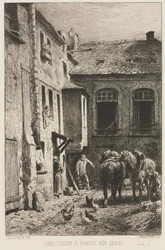 Egy párizsi udvar, 1865.