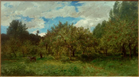 C.F.Daubigny, francia gyümölcsös szüretkor
