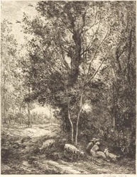 Pásztor és pásztorlány (Le Berger et la bergere)