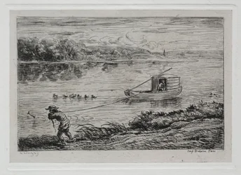 A hajókirándulás: Cabin Boy vontatókötelet vontató vagy kötélvontatás, 1861.