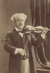 Paul de Sarasate hegedűművész és zeneszerző portréja 1844-1908, c. 1890.