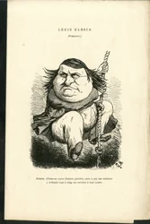 Charles Gilbert-Martin (1839-1905) illusztrációja a „Kortárs grimaszok” c.