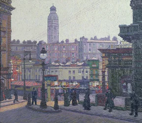 Napfényes tér, Victoria pályaudvar