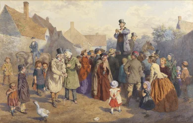 The Quack Doctor, 1866 (wc és testszín papíron)