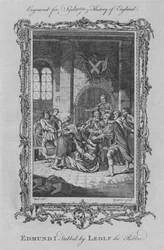 I. Edmundot leszúrta Rabló Leolf, 1773.