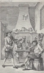 Tobias Smollett Roderick Random című művének előlapja, 1748.