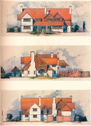 Ház a kertvárosban, Letchworth, 1906