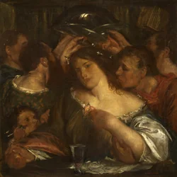 Tibullus a Delia-házban, 1900 körül (olaj, vászon)