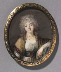 Fiatal nő portréja, c. 1785.