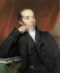Pieter Ernst Hendrik Praetorius bróker, rajzoló és festő portréja. A Rijksmuseum igazgatótanácsának elnöke 1852-74