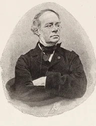 Jacques Fromental Halévy zeneszerző portréja 1799-1862.