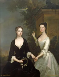 Lady Henrietta és Lady Elizabeth Finch, 1732 körül (olaj, vászon)