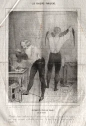 Les Plaisirs Parisiens: Előkészületek egy estére. Luxus és nyomorúság. Átkozott toll! rossz tinta!...