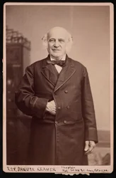 Samuel Kramer tiszteletes portréja 1808-1891, 1891 előtt.