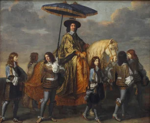 Séguier kancellár XIV. Lajos Párizsba való belépésekor, 1660