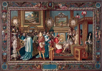 XIV. Lajos audienciája Sigismondo Chigi pápai nagykövetnél, 1664. július 29-én, 1903.