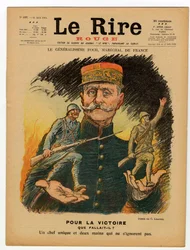 A „Le Lire rouge” címlapja, színekben szatirikus