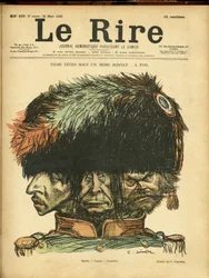 Charles Leandre (1862-1934) illusztrációja a Le Rire borítójára