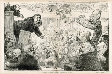 Charles Leandre (1862-1934) illusztrációja a Le Rire-ben
