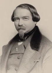 Jean-Georges Kastner zeneszerző portréja 1810-1867, 1857.