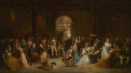 A terror utolsó áldozatainak névsorsolása c. 1850.