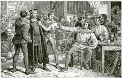 Lord Saye és Sele Jack Cade elé vitte, 1896-ban.