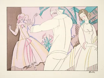 Colin Maillard, a Sports & Entertainment pub-tól. 1914 (sablonnyomat)