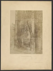 A strasbourgi katedrális. Nagy portál.