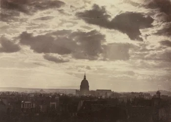 Untitled Cloud Study with Les Invalides, 1860.