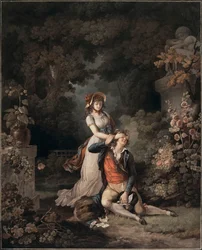A szerető váratlanul elkapott, 1790-es évek.