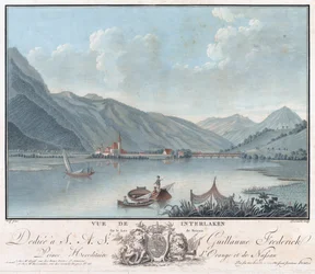 Vue de Interlaken, 1787 körül (Metszet és metszet)