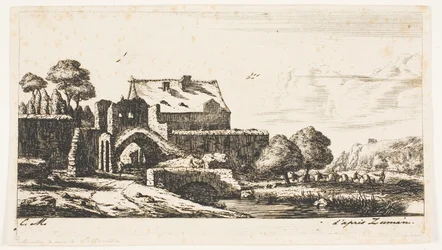 Egy vízimalom Saint-Denis közelében