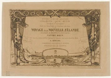 Egy új-zélandi utazás borítója (1842-46)
