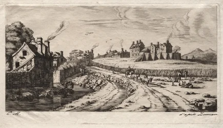 A Faubourg bejárata, Saint-Marceau, Párizs, 1850.