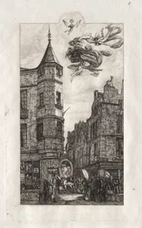 Párizs rézkarcai: Torony, rue de l