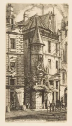 Ház tornyocskával, rue de la Tixéranderie, Párizs