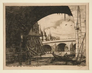 A párizsi Pont Notre-Dame íve