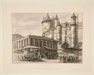 Le Grand Châtelet [1780 körül, korabeli rajz nyomán]