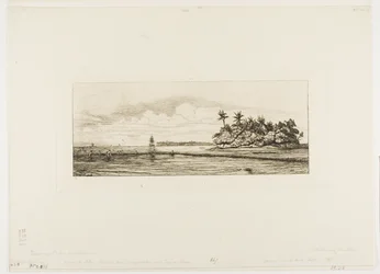 Óceánia: halászat, közeli pálmaszigetek az Uea vagy Wallis csoportban, 1845