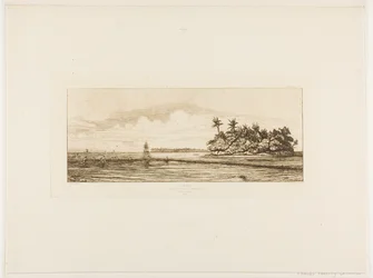 Óceánia: Uea vagy Wallis csoport pálmafás szigetei közelében, 1845