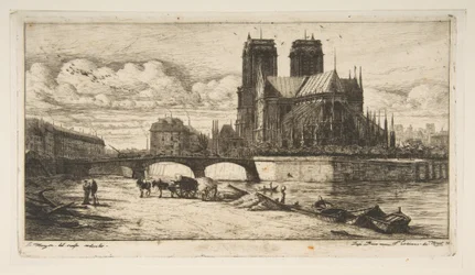 A Notre-Dame apszisa, Párizs