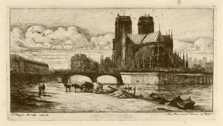 A párizsi Notre-Dame apszisa