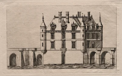 Chenonceau kastélya, 1856.