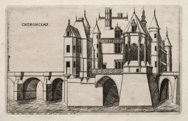 Chenonceau kastélya, 1856.