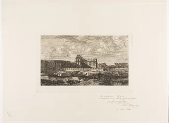 A régi Louvre, Párizs, 1651