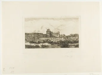 A régi Louvre, Párizs, 1651