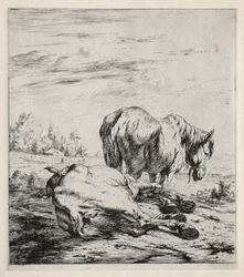 A két ló, 1850.