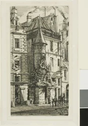 A rue de la Tixeranderie tornya.