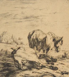 Két ló, 1850.